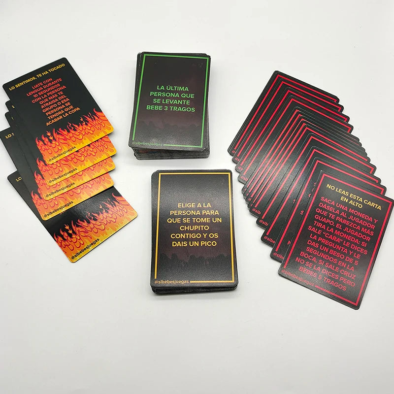 Si Bebes Juegas, Cartas